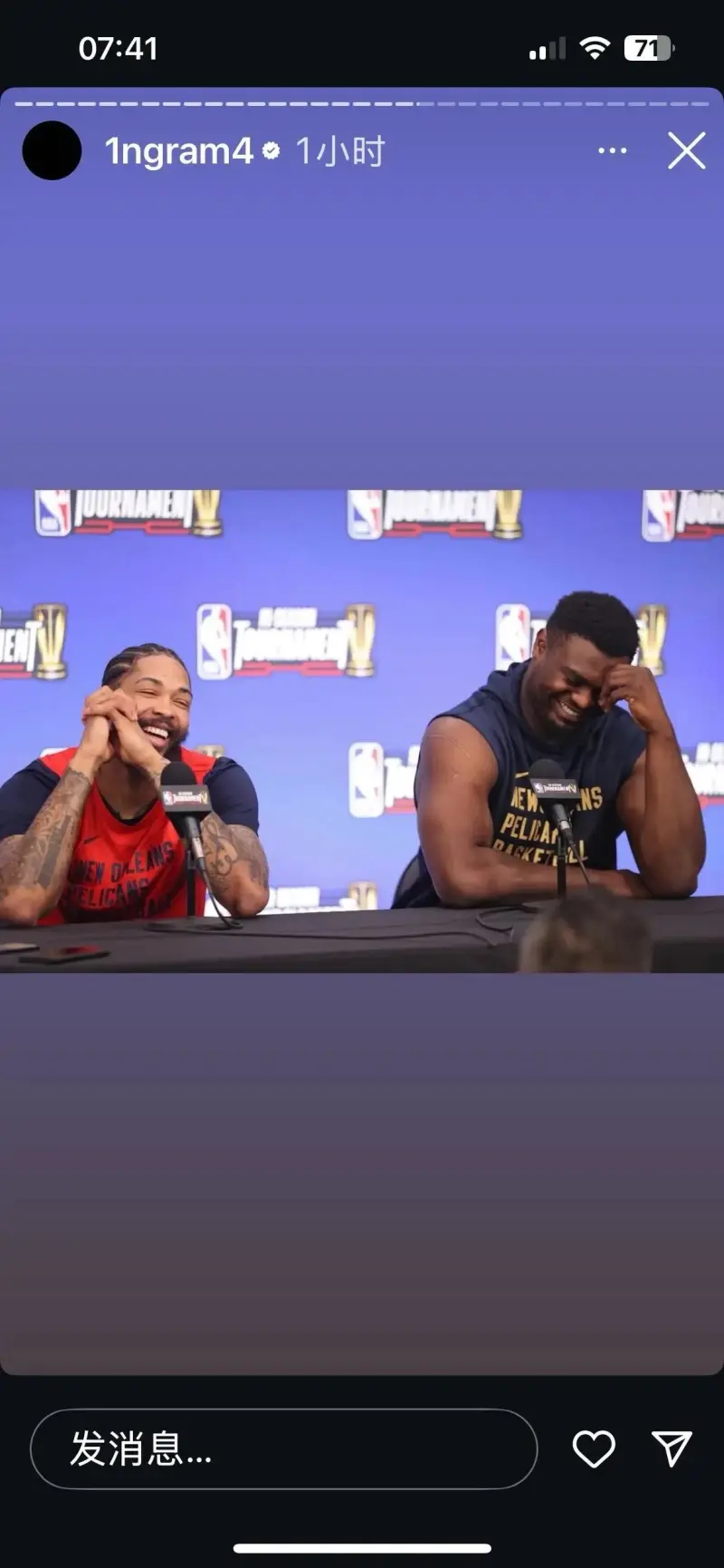 -鹈鹕击败雄鹿，英格拉姆24分无敌